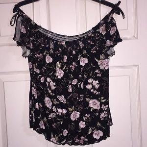 American Eagle Soft & Sexy T Off The Shoulder